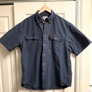Men’s Carhartt Short Sleeve Button Down Size L